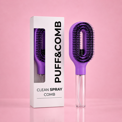 Puff&Comb Spray Brush